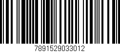 Código de barras (EAN, GTIN, SKU, ISBN): '7891529033012'