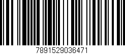 Código de barras (EAN, GTIN, SKU, ISBN): '7891529036471'