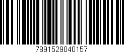 Código de barras (EAN, GTIN, SKU, ISBN): '7891529040157'