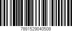 Código de barras (EAN, GTIN, SKU, ISBN): '7891529040508'