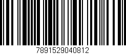 Código de barras (EAN, GTIN, SKU, ISBN): '7891529040812'