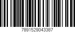 Código de barras (EAN, GTIN, SKU, ISBN): '7891529043387'