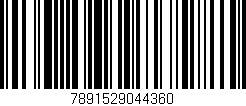 Código de barras (EAN, GTIN, SKU, ISBN): '7891529044360'