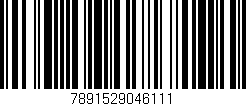 Código de barras (EAN, GTIN, SKU, ISBN): '7891529046111'