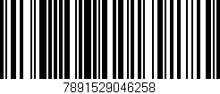 Código de barras (EAN, GTIN, SKU, ISBN): '7891529046258'