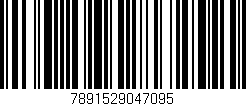 Código de barras (EAN, GTIN, SKU, ISBN): '7891529047095'