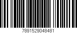 Código de barras (EAN, GTIN, SKU, ISBN): '7891529048481'