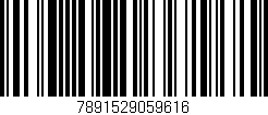 Código de barras (EAN, GTIN, SKU, ISBN): '7891529059616'