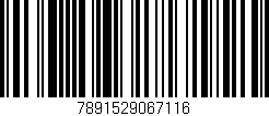 Código de barras (EAN, GTIN, SKU, ISBN): '7891529067116'