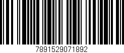 Código de barras (EAN, GTIN, SKU, ISBN): '7891529071892'