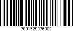 Código de barras (EAN, GTIN, SKU, ISBN): '7891529076002'