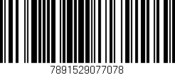 Código de barras (EAN, GTIN, SKU, ISBN): '7891529077078'