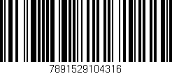 Código de barras (EAN, GTIN, SKU, ISBN): '7891529104316'