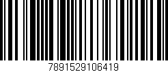 Código de barras (EAN, GTIN, SKU, ISBN): '7891529106419'