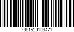 Código de barras (EAN, GTIN, SKU, ISBN): '7891529106471'