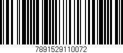 Código de barras (EAN, GTIN, SKU, ISBN): '7891529110072'