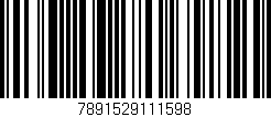 Código de barras (EAN, GTIN, SKU, ISBN): '7891529111598'