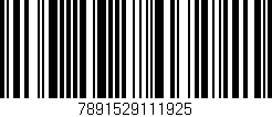 Código de barras (EAN, GTIN, SKU, ISBN): '7891529111925'