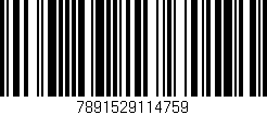 Código de barras (EAN, GTIN, SKU, ISBN): '7891529114759'