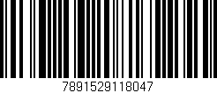 Código de barras (EAN, GTIN, SKU, ISBN): '7891529118047'