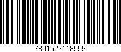 Código de barras (EAN, GTIN, SKU, ISBN): '7891529118559'
