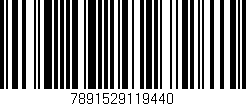 Código de barras (EAN, GTIN, SKU, ISBN): '7891529119440'