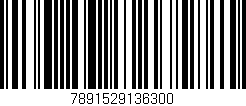 Código de barras (EAN, GTIN, SKU, ISBN): '7891529136300'