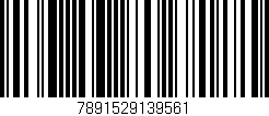 Código de barras (EAN, GTIN, SKU, ISBN): '7891529139561'