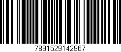 Código de barras (EAN, GTIN, SKU, ISBN): '7891529142967'