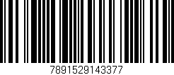 Código de barras (EAN, GTIN, SKU, ISBN): '7891529143377'