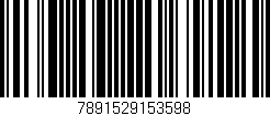 Código de barras (EAN, GTIN, SKU, ISBN): '7891529153598'