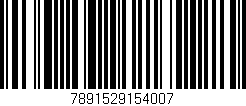 Código de barras (EAN, GTIN, SKU, ISBN): '7891529154007'