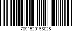 Código de barras (EAN, GTIN, SKU, ISBN): '7891529156025'