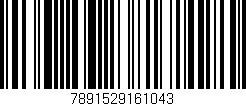 Código de barras (EAN, GTIN, SKU, ISBN): '7891529161043'