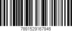 Código de barras (EAN, GTIN, SKU, ISBN): '7891529167946'