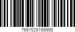Código de barras (EAN, GTIN, SKU, ISBN): '7891529168998'