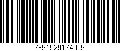 Código de barras (EAN, GTIN, SKU, ISBN): '7891529174029'