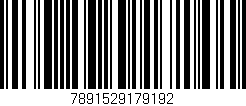 Código de barras (EAN, GTIN, SKU, ISBN): '7891529179192'