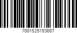 Código de barras (EAN, GTIN, SKU, ISBN): '7891529183687'