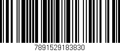 Código de barras (EAN, GTIN, SKU, ISBN): '7891529183830'