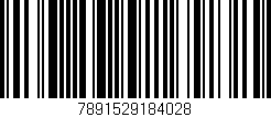 Código de barras (EAN, GTIN, SKU, ISBN): '7891529184028'