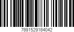 Código de barras (EAN, GTIN, SKU, ISBN): '7891529184042'