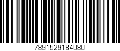 Código de barras (EAN, GTIN, SKU, ISBN): '7891529184080'