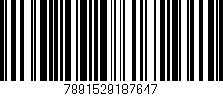 Código de barras (EAN, GTIN, SKU, ISBN): '7891529187647'