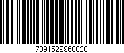 Código de barras (EAN, GTIN, SKU, ISBN): '7891529960028'
