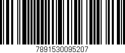 Código de barras (EAN, GTIN, SKU, ISBN): '7891530095207'