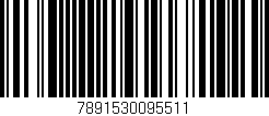 Código de barras (EAN, GTIN, SKU, ISBN): '7891530095511'