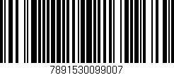 Código de barras (EAN, GTIN, SKU, ISBN): '7891530099007'