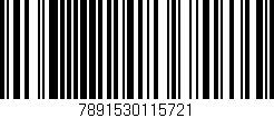 Código de barras (EAN, GTIN, SKU, ISBN): '7891530115721'