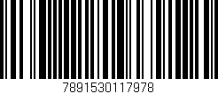 Código de barras (EAN, GTIN, SKU, ISBN): '7891530117978'
